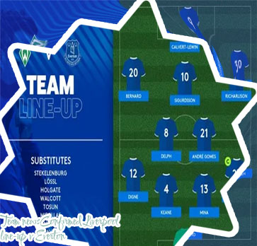 Everton likely line up