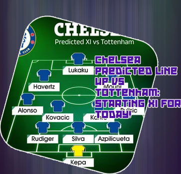 Predicted line up tottenham